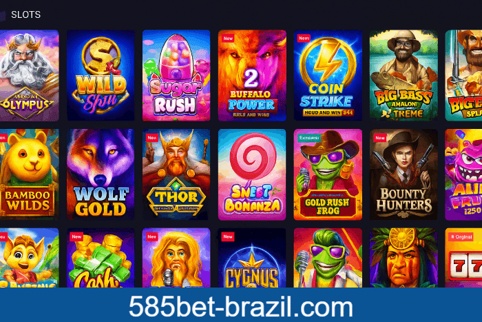 Slots populares Cassino 585BET bônus e diversão